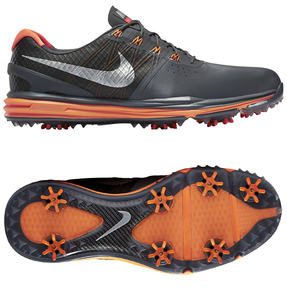 Nike Men's Lunar Control 3 Golf Shoes Dark Grey