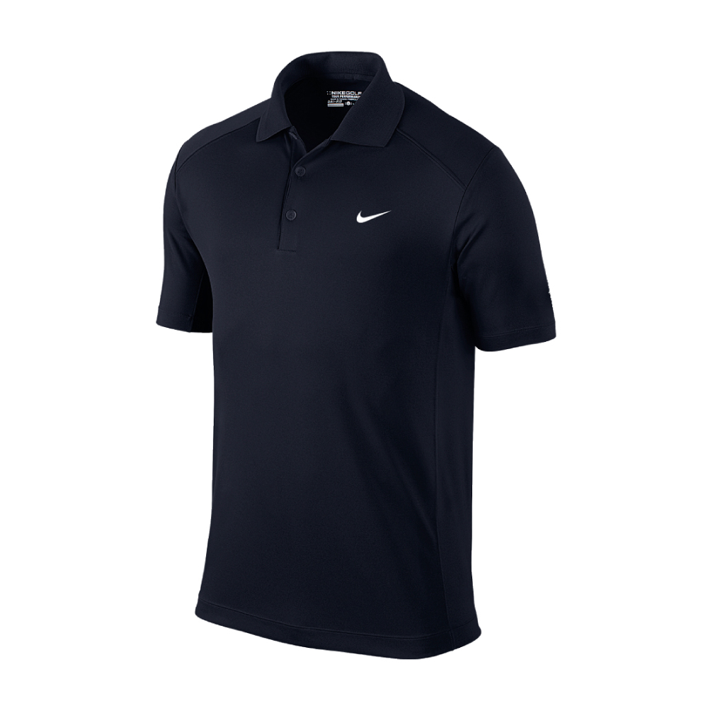 Nike Men's Dri-Fit UV Tech Polo - Black 