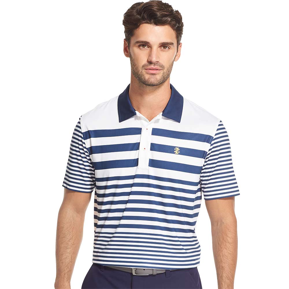IZOD Variegated Stripe Polo - White - IZOD Golf