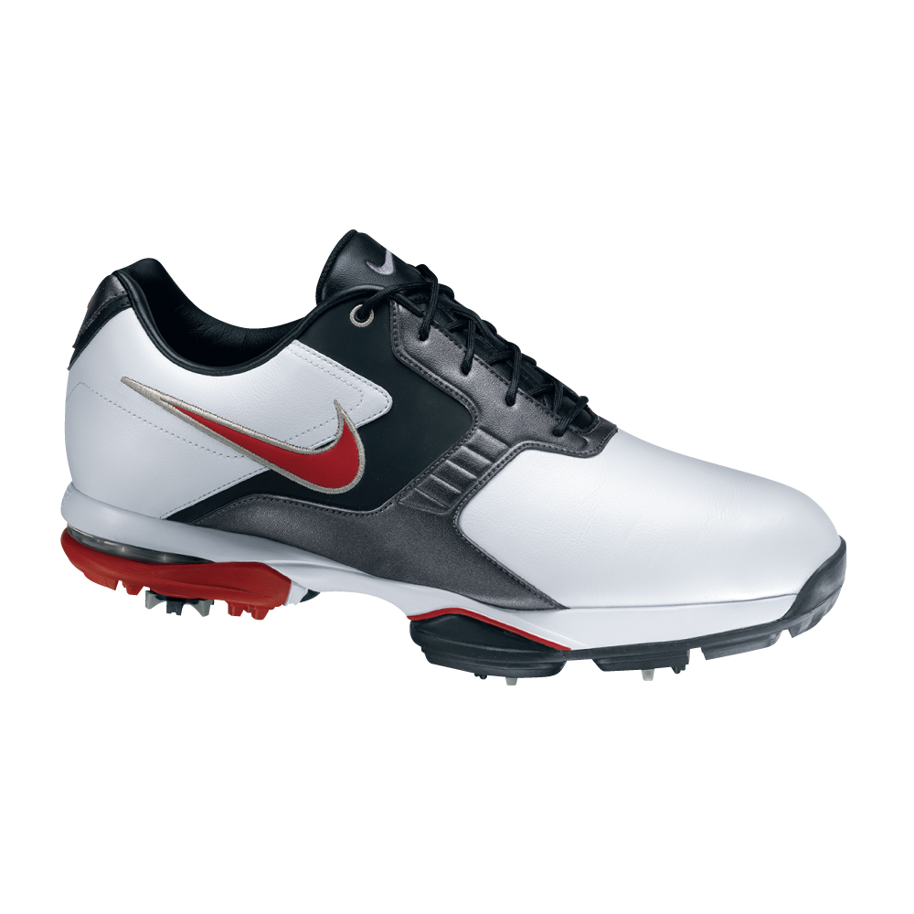 NEW Nike Air Academy II Mens Golf Shoes - White/Varsity Red/Black [Size ...