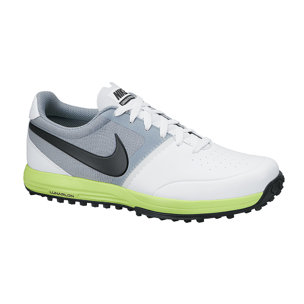 Nike Lunar Mont Royal Men's Golf Shoes - White/Black/Volt