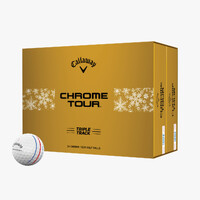 Callaway Chrome Tour Holiday Double Dozen Golf Balls [WHITE][2 DOZ]