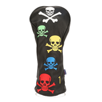 CMC Skull & Crossbones Driver Head Cover [BLACK]