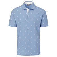 PING Gold Putter Men's Polo [SPRING BLUE]