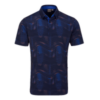 PING Optic Groove Men's Polo [NAVY MULTI]