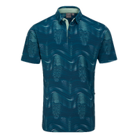 PING Optic Groove Men's Polo [FOREST MULTI]