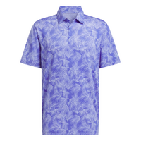 Adidas Golf Ultimate 365 Mesh Print Men's Polo [BLUE]