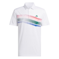 Adidas Core Chest Stripe Men's Polo [WHITE]