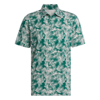 Adidas Ultimate Pine Print Men's Polo [GRN/PNK]