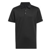 Adidas Short Sleeve Kids Polo [BLACK]