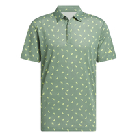 Adidas Ultimate Printed Mesh Men's Polo [GRN/SULF]