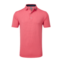  FJ Stretch Dot Print Men's Polo [COR/NVY]