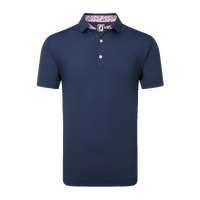 FJ Stretch Primrose Trim Men's Polo [NAVY]