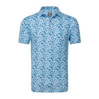 FJ Primrose Print Men's Polo [OCN/BLU/WHT]