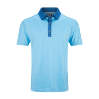 FJ Microflower Print Men's Polo [BLU/SAPPHIRE]