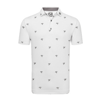 FJ Thistle Print Men's Polo [WHITE]