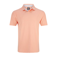 FJ Solid Stretch Floral Trim Polo [SUN/FLOR]