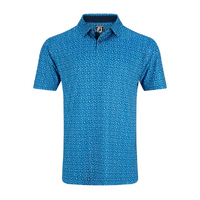 FJ Geo Print Men's Polo [BLU/EM/NVY/WHT]