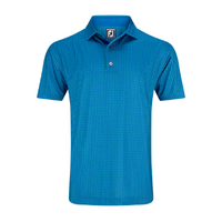 FJ Leaf Print Men's Polo [EMD/BLU]