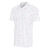 Antigua 19th Hole Men's Polo [WHT/MAN/SKY]