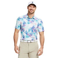 IZOD Swingflex Elite Floral Men's Polo [WHITE]