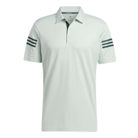 Adidas 3 Stripe Men's Polo Shirt [LINEN GREEN]