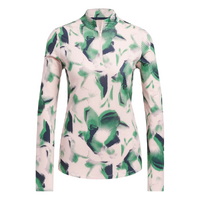 Adidas Printed Quarter Zip Women's Mock [SANDY PINK]