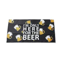 CMC Here For Beer Microfibre Towel [BLACK]