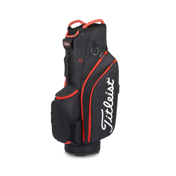 Titleist Cart 14 Lightweight Bag [BLK/BLK/RED]