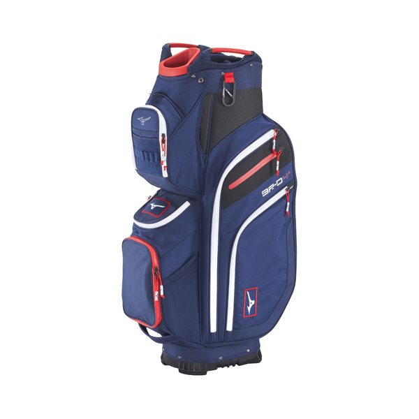 Mizuno BR-D4 Cart Bag [NAVY/RED]