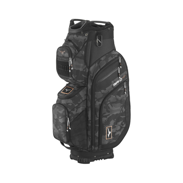 Mizuno BR-D4 Cart Bag [BLK CAMO/COPPER]