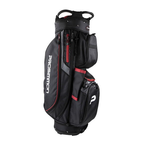 Prosimmon DRK Cart Bag [Black/Grey/Red][PROMO]