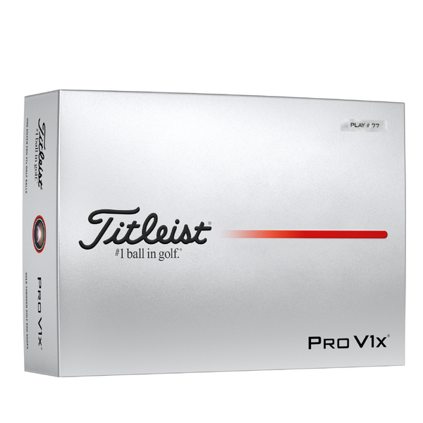 Titleist Pro V1X Golf Balls [2025][WHITE][DOZEN]