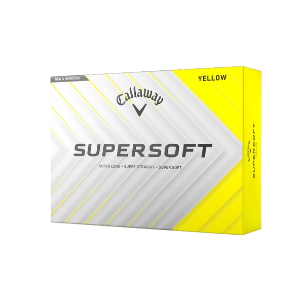 Callaway Supersoft Golf Balls [2025][DOZEN][YELLOW]