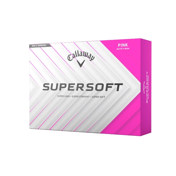 Callaway Supersoft Golf Balls [2025][DOZEN][PINK]