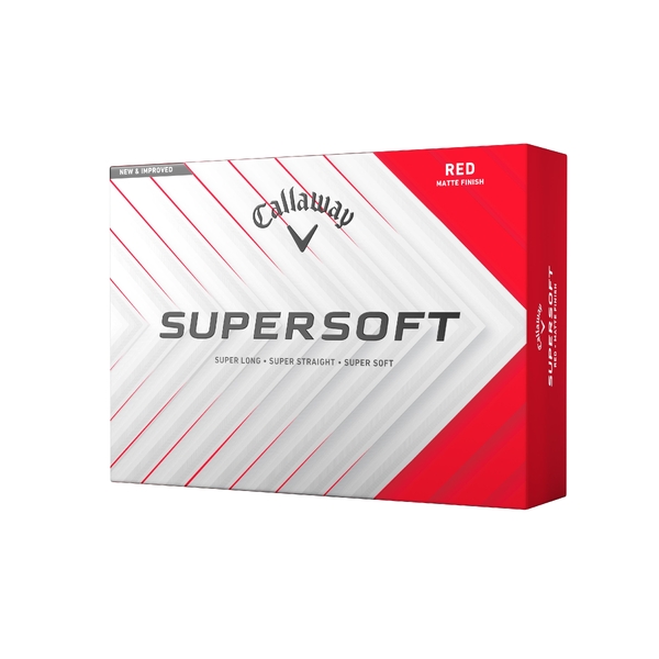 Callaway Supersoft Golf Balls [2025][DOZEN][RED]