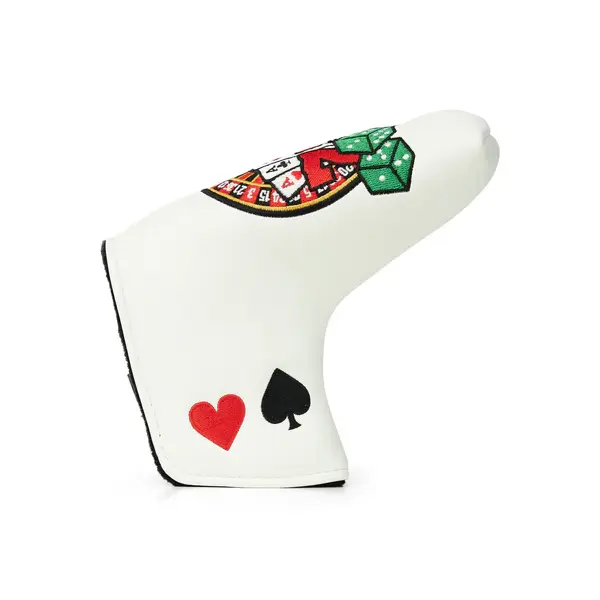 CMC Gambling Blade Putter Head Cover [WHITE]