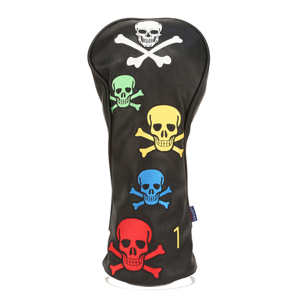 CMC Skull & Crossbones Driver Head Cover [BLACK]