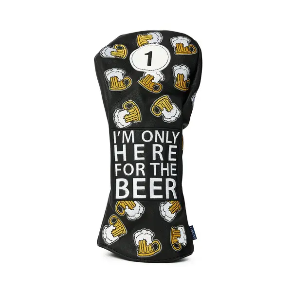 CMC Only Here For The Beer Driver Head Cover [BLACK]