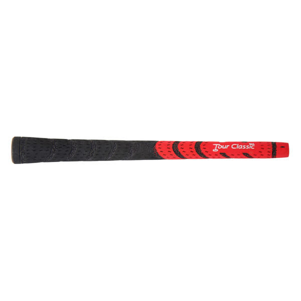 Brosnan Tour Classic Premium Compound Grip - Standard Black/Red