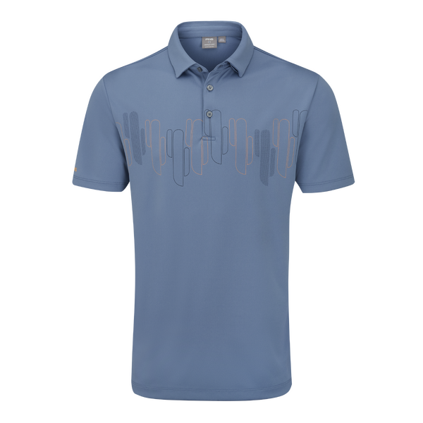 PING Arizona Cactus Men's Polo [CORONET BLUE][L]