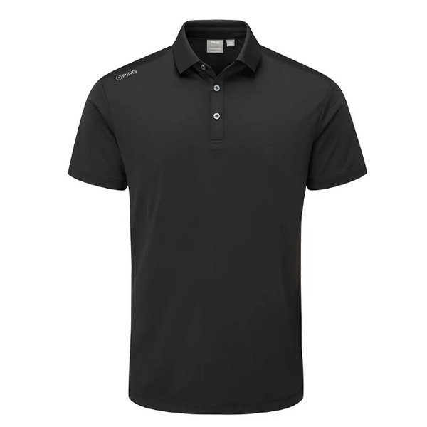 PING Lindum Men's Polo [BLACK][M]