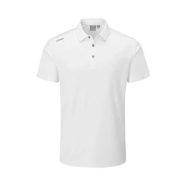 PING Lindum Men's Polo [WHITE][L]