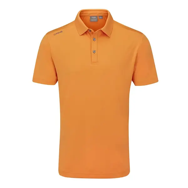 PING Lindum Men's Polo [TANGERINE][L]