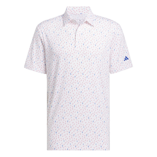 Adidas Ultimate 365 Mesh Print Men's Polo [WHITE][M]