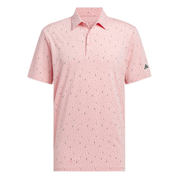 Adidas Ultimate 365 Allover Print Men's Polo [SEMI PINK][M]