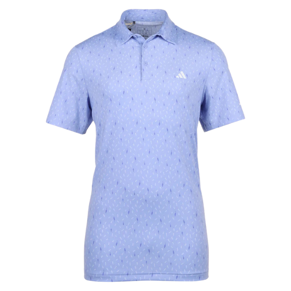 Adidas Ultimate 365 Allover Print Men's Polo [BLUE SPARK][S]