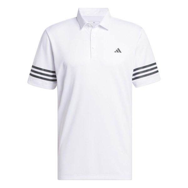 Adidas Core 3 Stripe Men's Polo [WHITE][S]