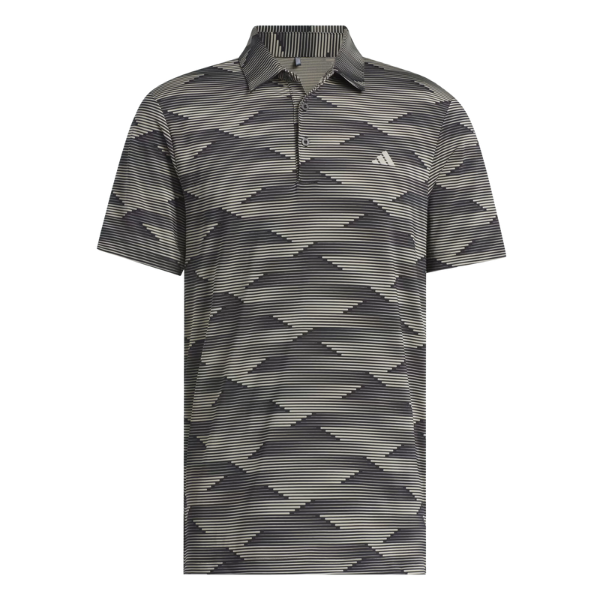 Adidas Ultimate Speed Stripe Men's Polo [BLK/PUT][S]