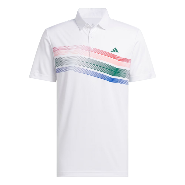 Adidas Core Chest Stripe Men's Polo [WHITE][S]